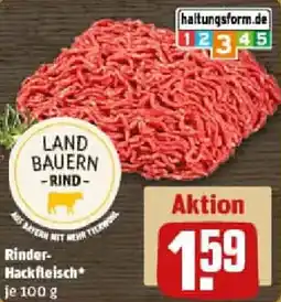 REWE Rinder Hackfleisch Angebot