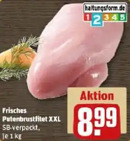 REWE Frisches Putenbrustfilet XXL Angebot