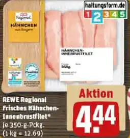 REWE REWE Regional Frisches Hähnchen Innenbrustfilet Angebot
