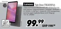 MEDIMAX Lenovo Tab One (TB305FU) Angebot