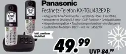 MEDIMAX Panasonic Festnetz-Telefon KX-TGU432EXB Angebot