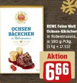 REWE REWE Feine Well Ochsen-Bäckchen Angebot