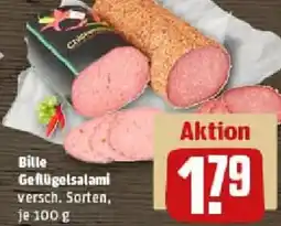 REWE Bille Geflügelsalami Angebot