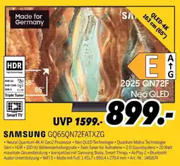 MEDIMAX SAMSUNG GQ65QN72FATXZG Angebot