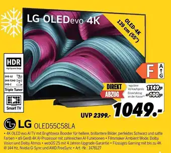 MEDIMAX LG OLED55C58LA Angebot