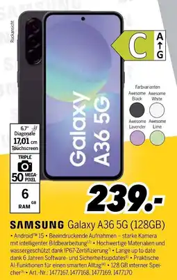 MEDIMAX SAMSUNG Galaxy A36 5G (128GB) Angebot