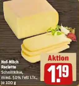 REWE Hof-Milch Raclette Angebot