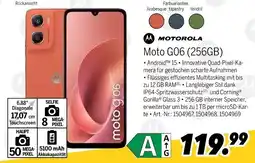 MEDIMAX MOTOROLA Moto G06 (256GB) Angebot