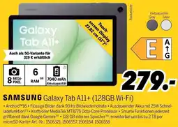 MEDIMAX SAMSUNG Galaxy Tab A11+ (128GB Wi-Fi) Angebot