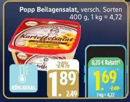 Edeka POPP Beilagensalat Versch. Sorten Angebot