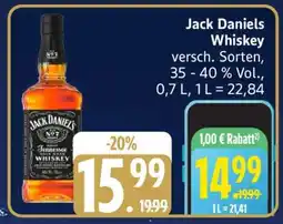 Edeka Jack Daniels Whiskey Angebot