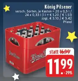 Edeka König Pilsener Angebot
