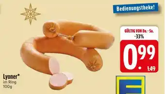 Edeka Lyoner im Ring Angebot