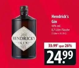 Famila Nord Ost Hendrick's Gin Angebot