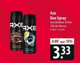 Famila Nord Ost AXE Deo Spray Angebot