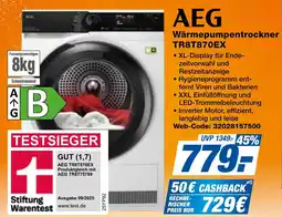expert Techno Land AEG Wärmepumpentrockner TR8T870EX Angebot
