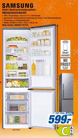 expert Techno Land SAMSUNG Kühl-Gefrierkombination RB38C600CS9/EF Angebot