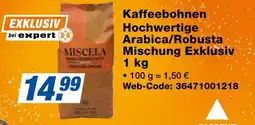 expert Techno Land MISCELA Kaffeebohnen Hochwertige Arabica/Robusta Mischung Exklusiv Angebot