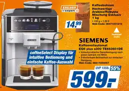 expert Techno Land SIEMENS Kaffeevollautomat EQ6 plus s300 TE653501DE Angebot