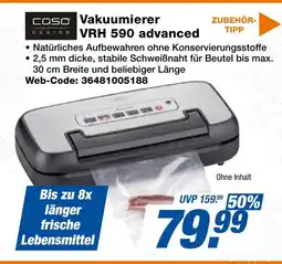 expert Techno Land Caso DESIGN Vakuumierer VRH 590 advanced Angebot
