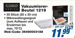 expert Techno Land Casa DESIGN Vakuumierer- Beutel 1219 Angebot