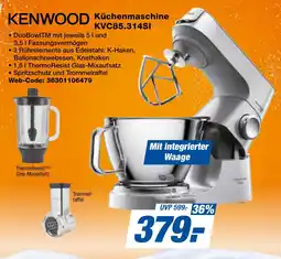 expert Techno Land KENWOOD Küchenmaschine KVC85.314SI Angebot