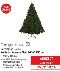 METRO Tarrington House Weihnachtsbaum, Metall/PVC, 250 cm Angebot