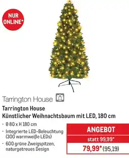 METRO Tarrington House Künstlicher Weihnachtsbaum mit LED, 180 cm Angebot