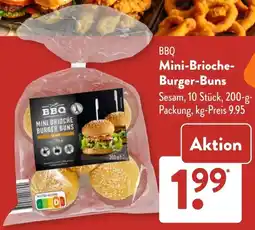 Aldi Süd BBQ Mini-Brioche Burger-Buns Angebot
