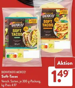 Aldi Süd BIENVENIDO MEXICO! Soft-Tacos Angebot