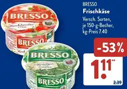 Aldi Süd BRESSO Frischkäse Angebot