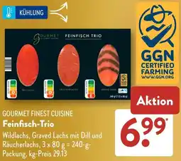 Aldi Süd GOURMET FINEST CUISINE Feinfisch-Trio Angebot