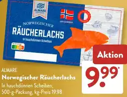 Aldi Süd ALMARE Norwegischer Räucherlachs Angebot