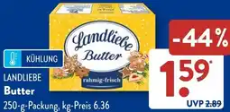 Aldi Süd LANDLIEBE Butter Angebot