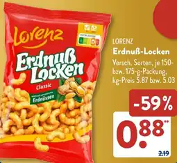 Aldi Süd LORENZ Erdnuẞ-Locken Angebot