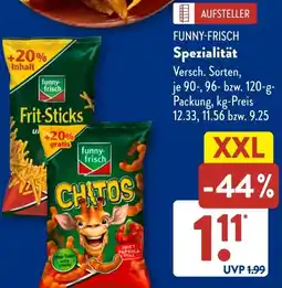 Aldi Süd FUNNY-FRISCH Spezialität Angebot