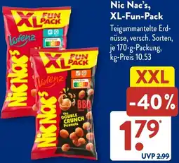 Aldi Süd LORENZ Nic Nac's, XL-Fun-Pack Angebot