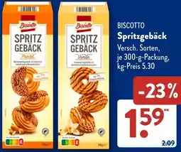 Aldi Süd BISCOTTO Spritzgebäck Angebot