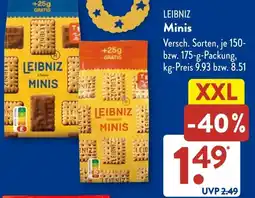 Aldi Süd LEIBNIZ Minis Angebot