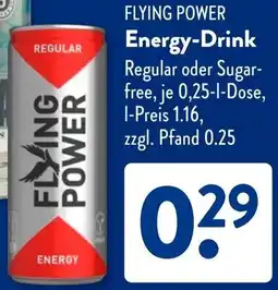 Aldi Süd FLYING POWER Energy-Drink Angebot
