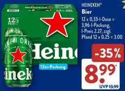 Aldi Süd HEINEKEN Bier Angebot