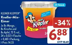Aldi Süd KLEINER KLOPFER Knaller-Mix Eimer Angebot