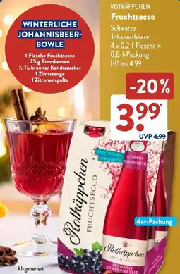 Aldi Süd ROTKÄPPCHEN Fruchtsecco Angebot