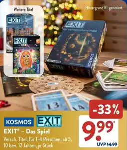 Aldi Süd KOSMOS EXIT - Das Spiel Angebot