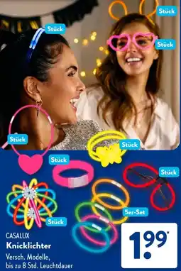 Aldi Süd CASALUX Knicklichter Angebot