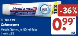 Aldi Süd BLEND-A-MED Zahncreme Angebot