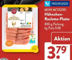 Aldi Süd MEINE METZGEREI Hähnchen Raclette-Platte Angebot