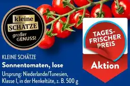 Aldi Süd KLEINE SCHÄTZE Sonnentomaten, lose Angebot