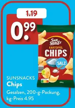 Aldi Süd SUNSNACKS Chips Angebot
