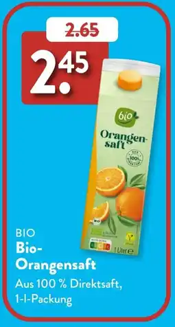 Aldi Süd Bio Orangensaft Angebot